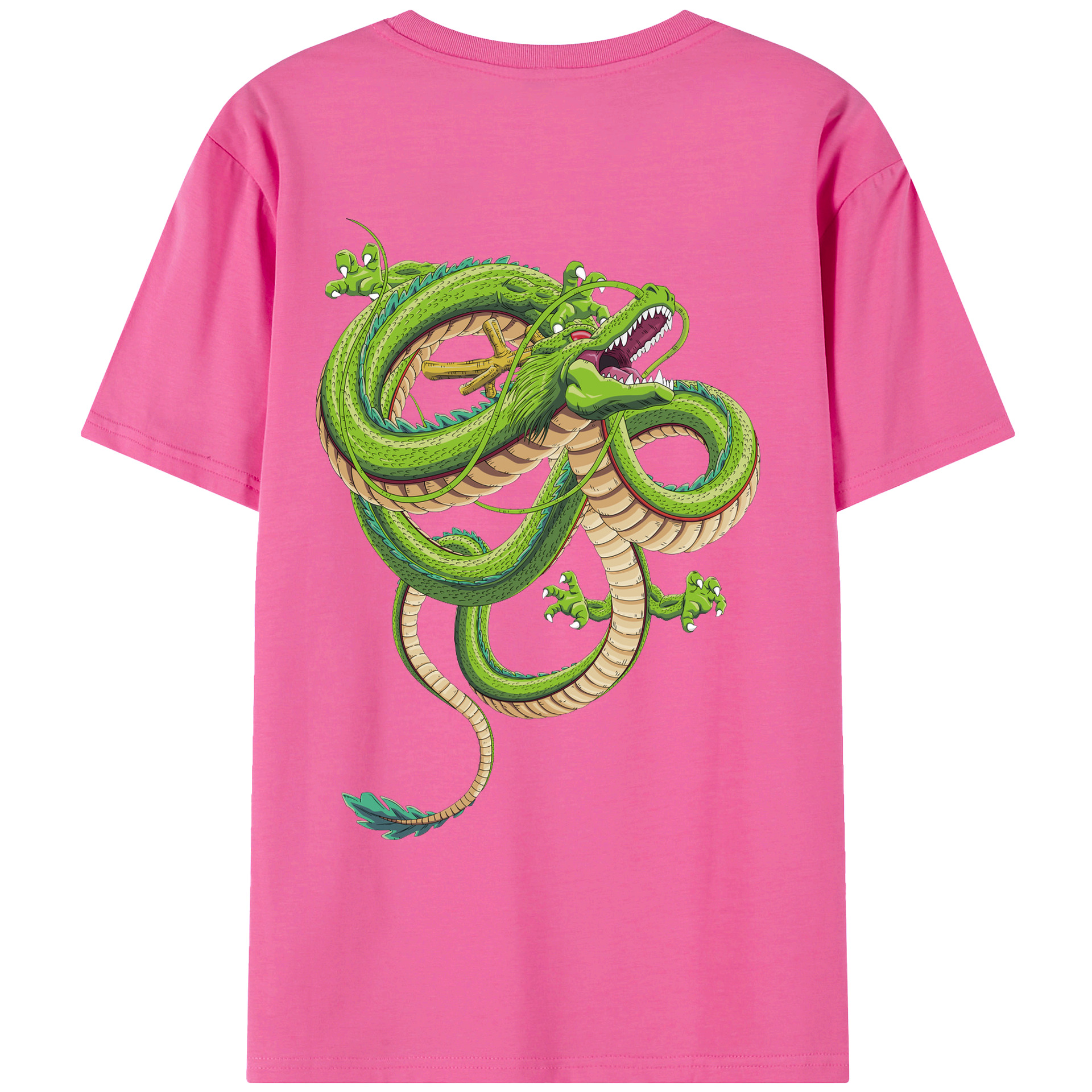 （画像用） ドラゴンボール 神龍 シェンロン DRAGON BALL Shenron レディース半袖Tシャツ(バックプリント)
